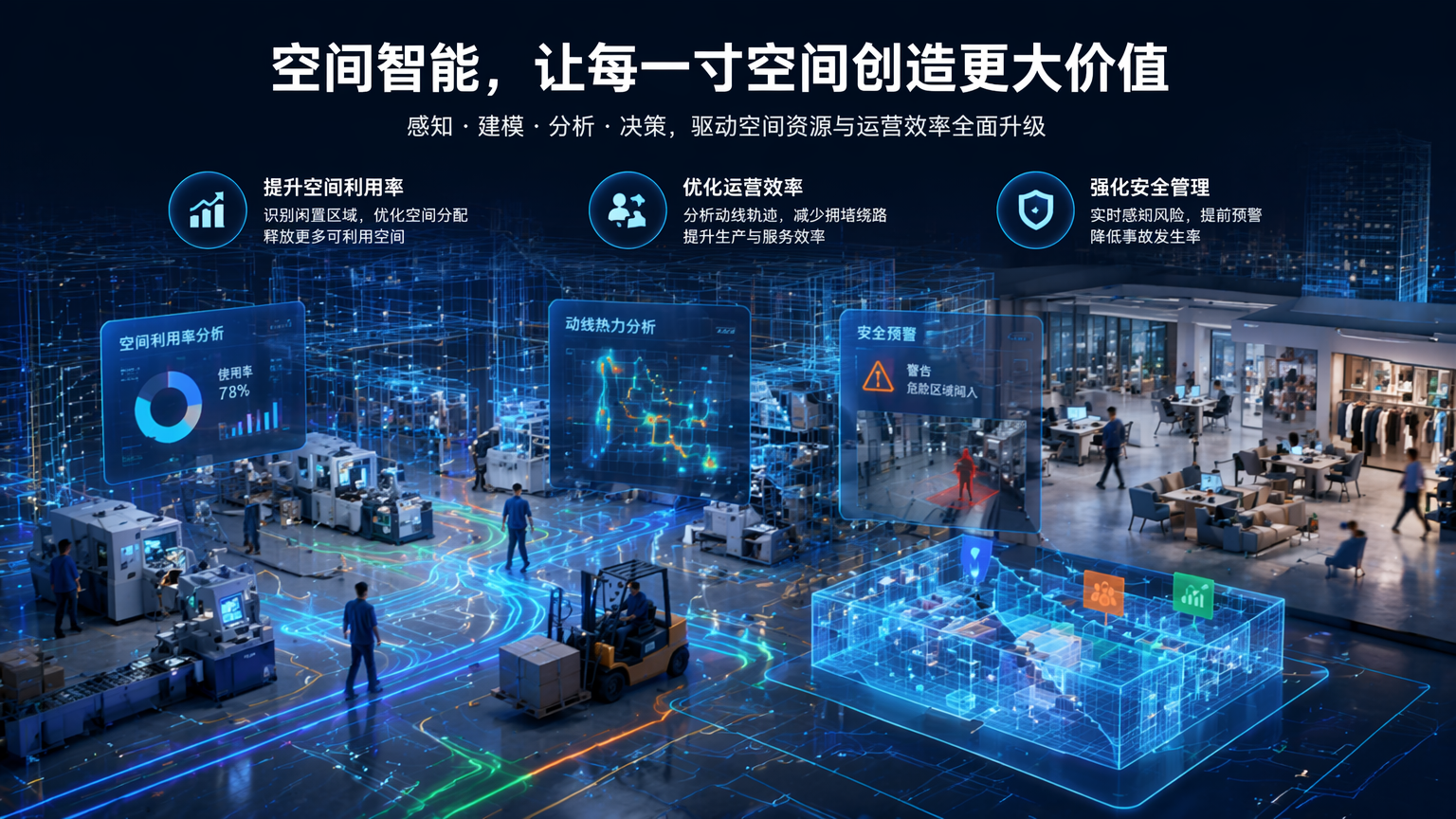 空间智能核心价值示意图