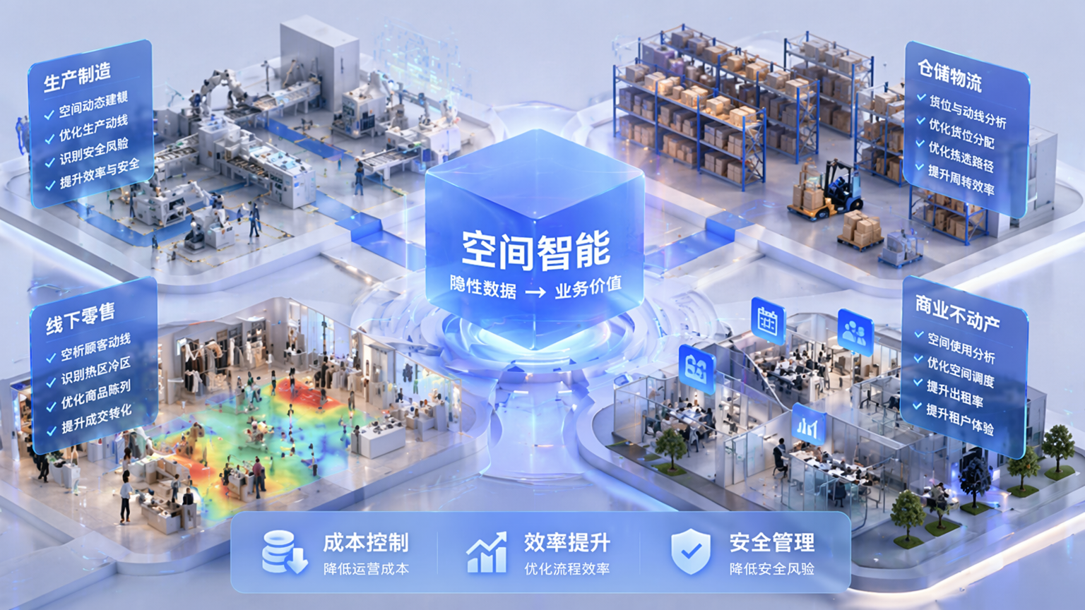 空间智能数字化转型布局示意图
