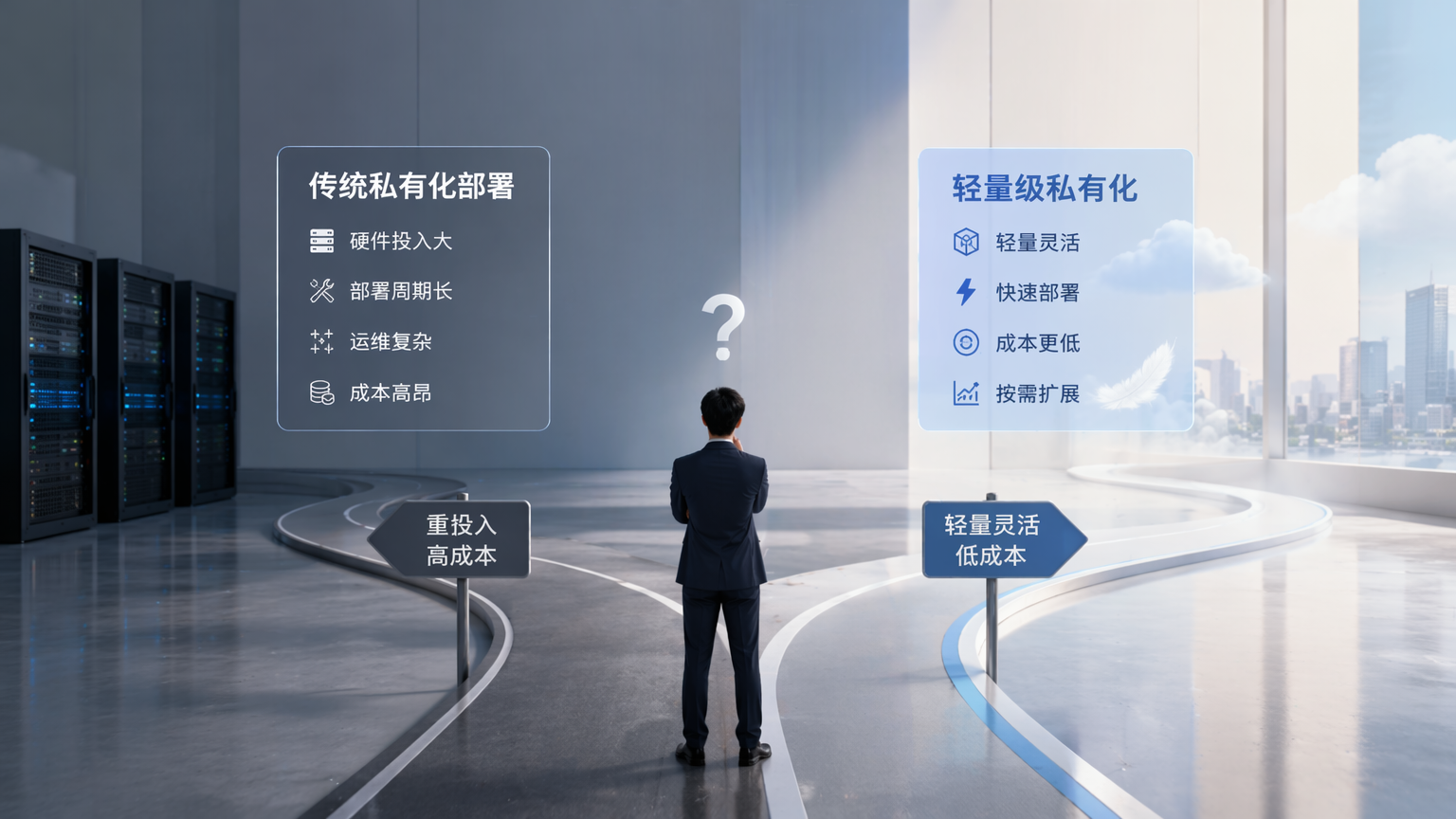 企业私有化部署选型讨论图