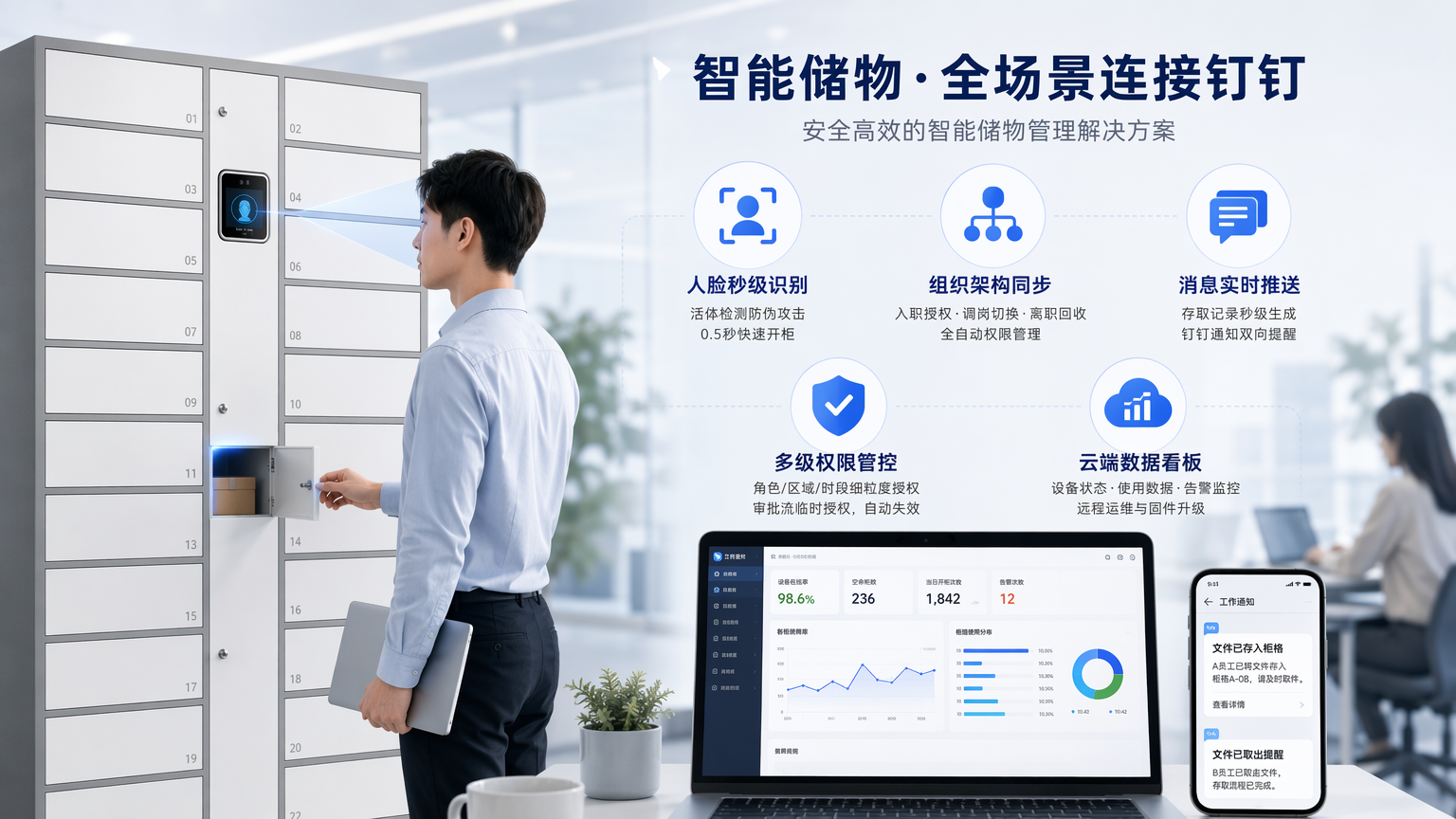 智能储物柜核心功能界面展示