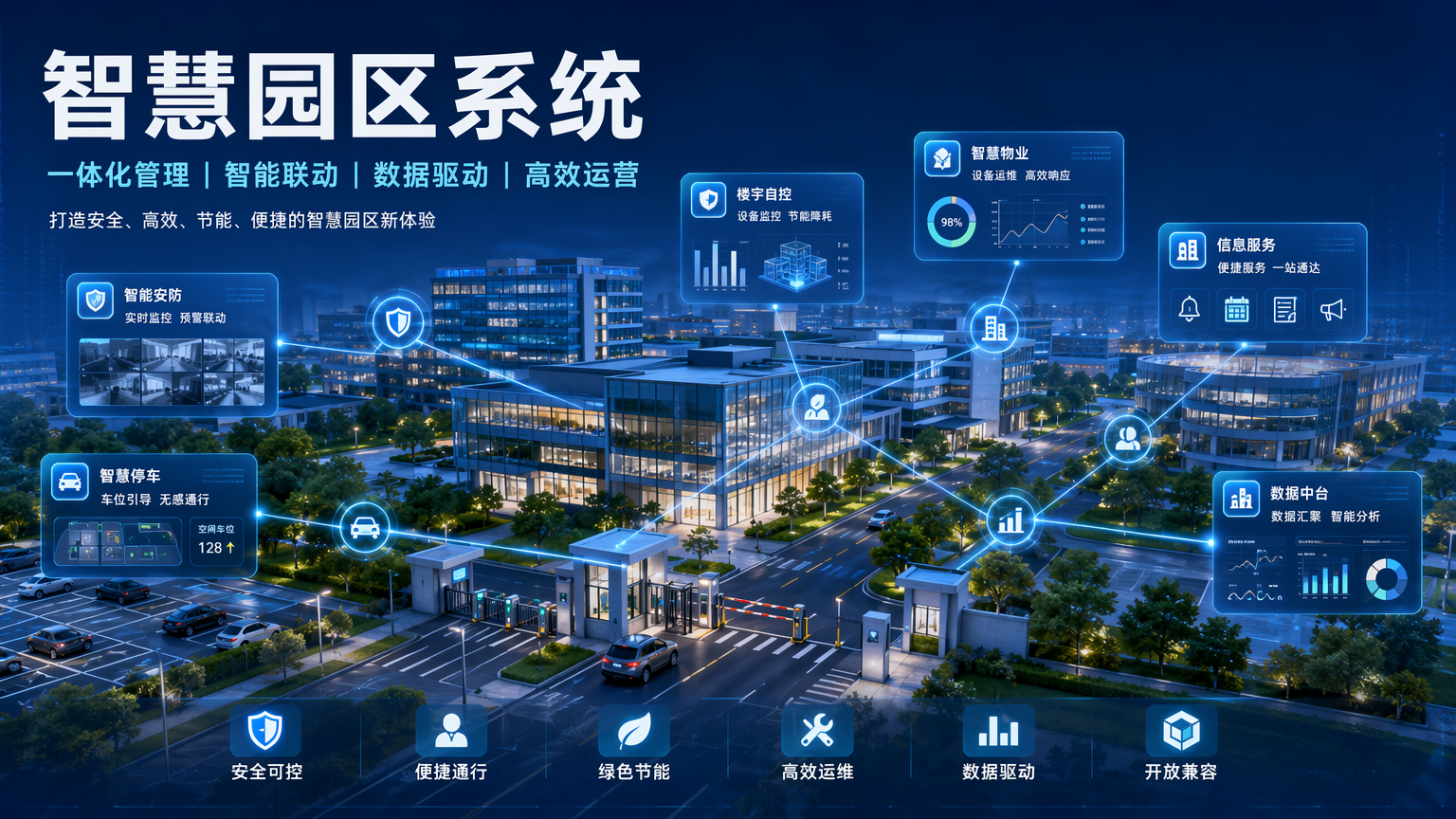 一个园区空间到底需要哪些系统?
