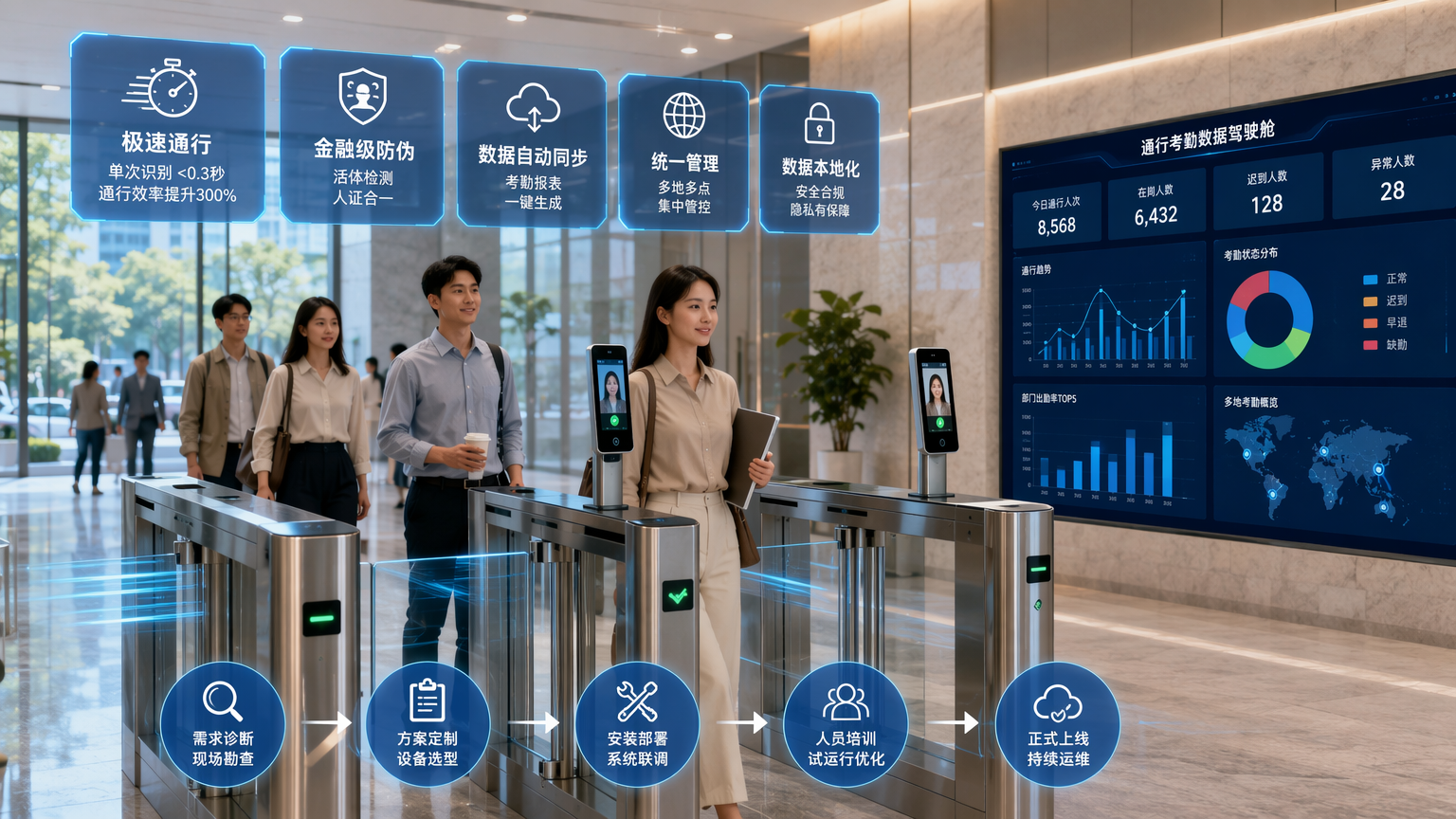魔点通行考勤解决方案业务价值总结