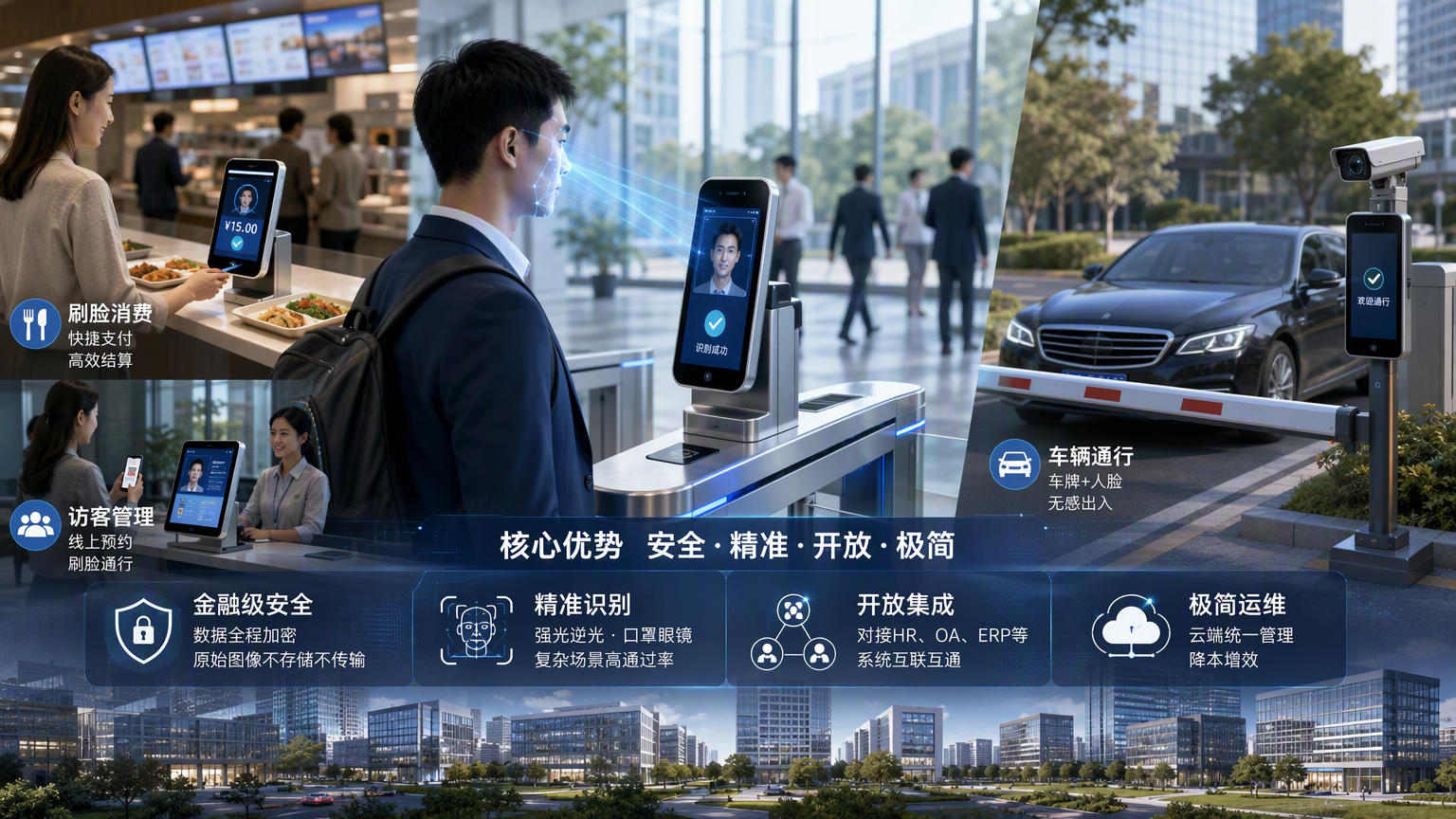 多行业落地案例效果示意图