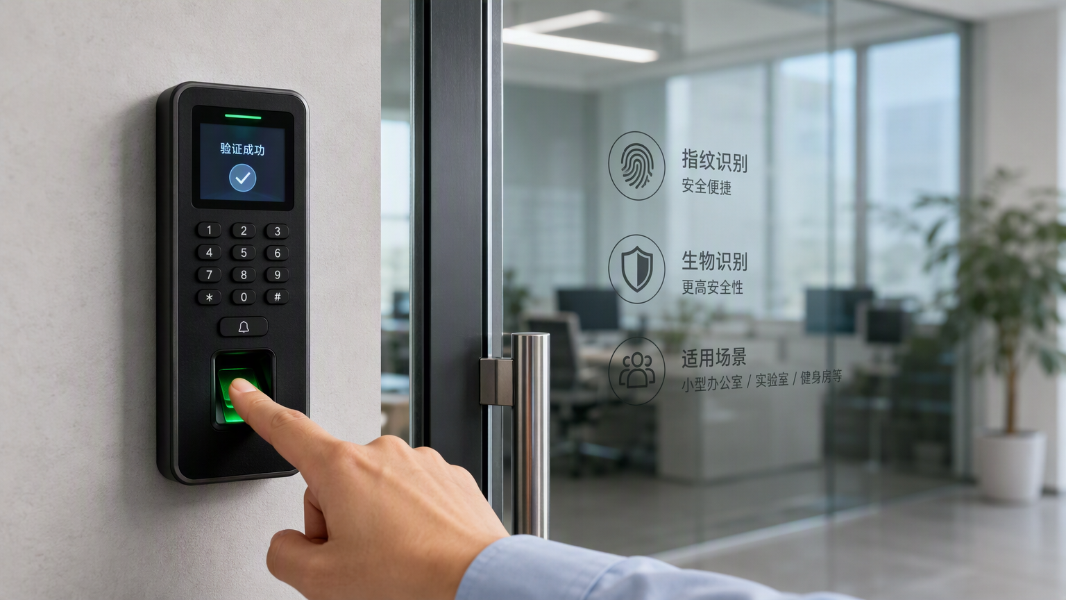 指纹门禁的光学式与电容式原理示意图